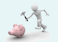 Loan Company Piggy Bank